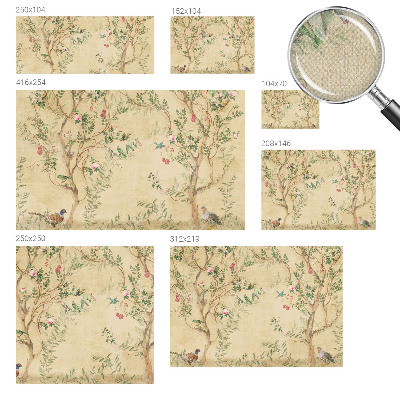 Fototapete nach Maß Florale Akzente