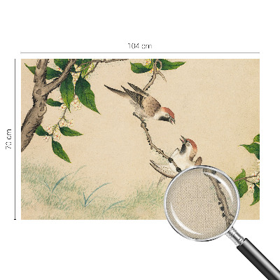 Moderne Fototapete nach Maß Klassisches Duo