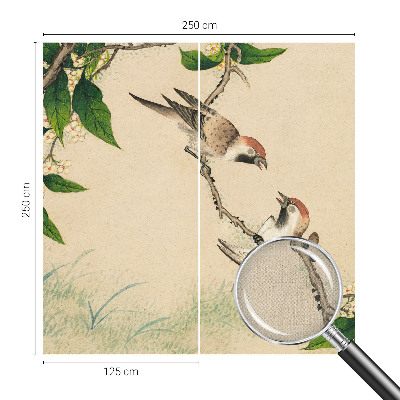 Moderne Fototapete nach Maß Klassisches Duo