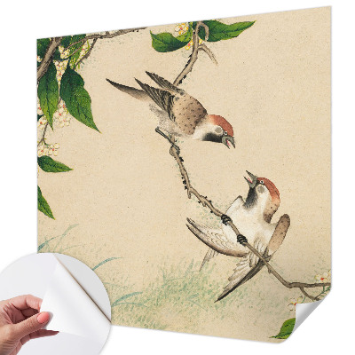 Moderne Fototapete nach Maß Klassisches Duo