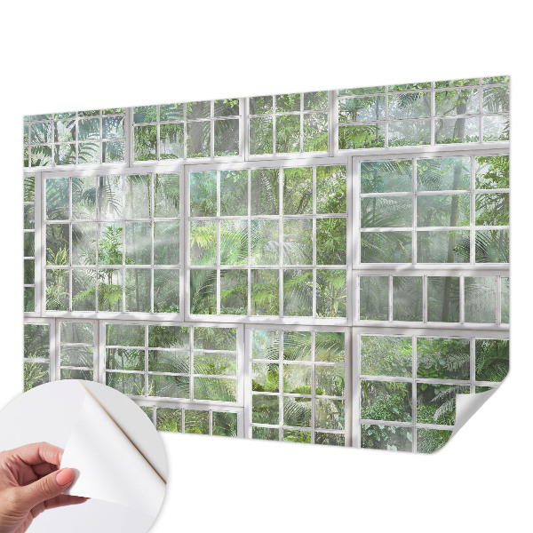 Hochwertige Bildtapete Grüner Wald