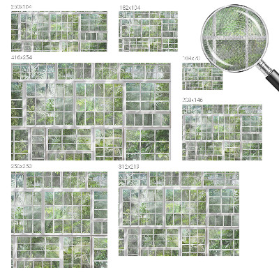 Hochwertige Bildtapete Grüner Wald