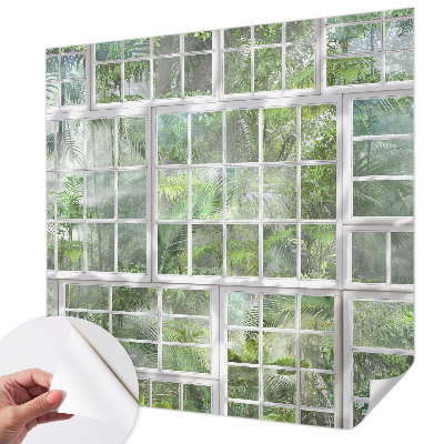 Hochwertige Bildtapete Grüner Wald