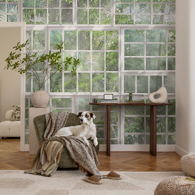 Hochwertige Bildtapete Grüner Wald