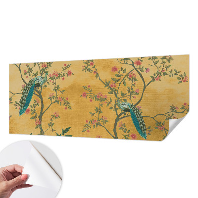 Selbstklebende Fototapete Pfauenbäume