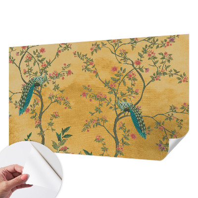 Selbstklebende Fototapete Pfauenbäume