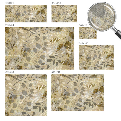 Selbstklebende Fototapete für die Wand Zweigblätter