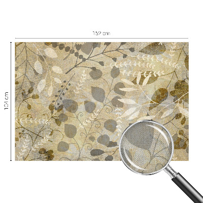 Selbstklebende Fototapete für die Wand Zweigblätter