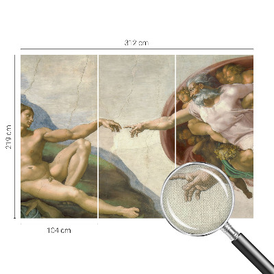 3D-Fototapete fürs Wohnzimmer Spiritueller Kontakt