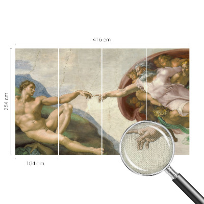 3D-Fototapete fürs Wohnzimmer Spiritueller Kontakt