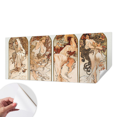 3D-Fototapete fürs Schlafzimmer Poren bei Frauen