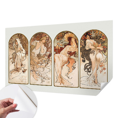 3D-Fototapete fürs Schlafzimmer Poren bei Frauen