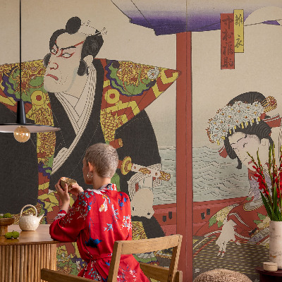 Motivtapete fürs Wohnzimmer Japanisches Theater