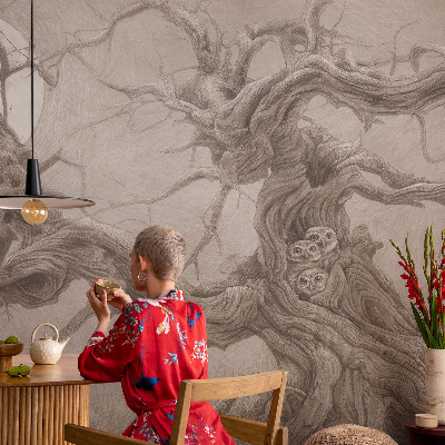 Hochwertige Bildtapete Nachtvögel