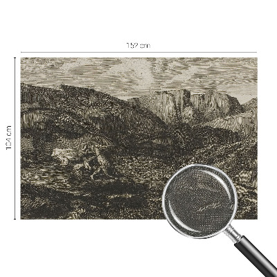 3D-Fototapete Bergreise