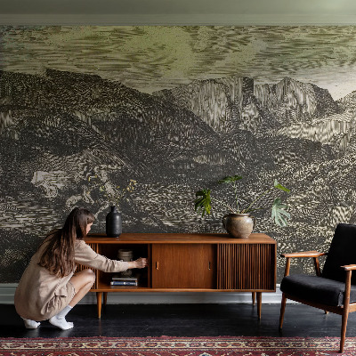 3D-Fototapete Bergreise