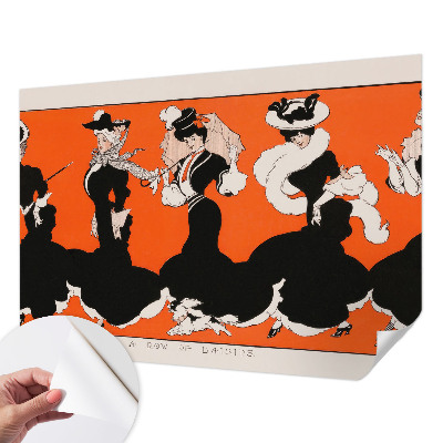 3D-Fototapete fürs Schlafzimmer Damenbekleidung