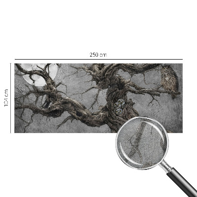 Motivtapete fürs Wohnzimmer Geheimnisvolle Eule