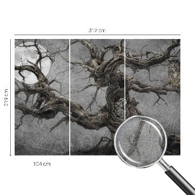 Motivtapete fürs Wohnzimmer Geheimnisvolle Eule