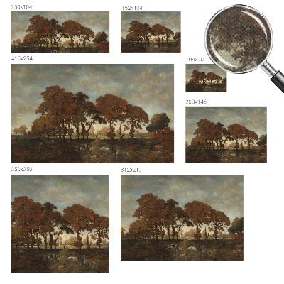 Hochwertige Bildtapete Idyllische Landschaft