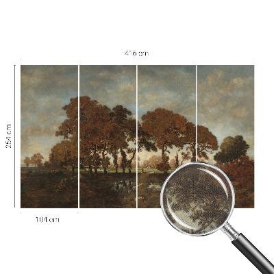 Hochwertige Bildtapete Idyllische Landschaft