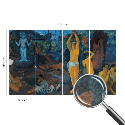 Selbstklebende Fototapete fürs Wohnzimmer Tropische Harmonie