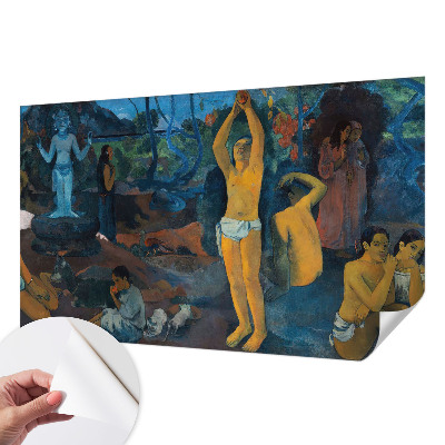 Selbstklebende Fototapete fürs Wohnzimmer Tropische Harmonie