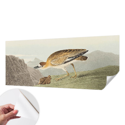 3D-Fototapete fürs Wohnzimmer Bergvogel