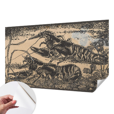 Moderne Fototapete nach Maß Wasserkrebs