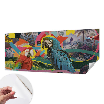 Motivtapete fürs Wohnzimmer Exotische Vögel