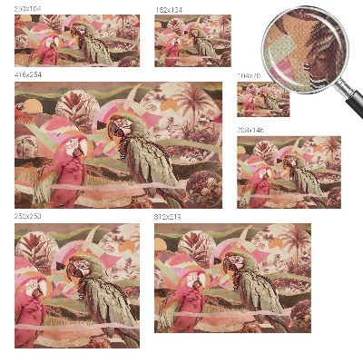 Selbstklebende Fototapete Tropische Vögel