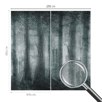 Hochwertige Bildtapete geheimnisvoller Wald