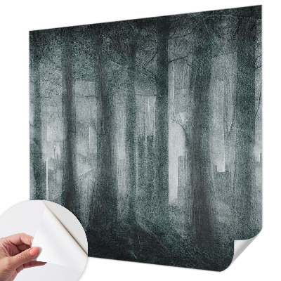 Hochwertige Bildtapete geheimnisvoller Wald