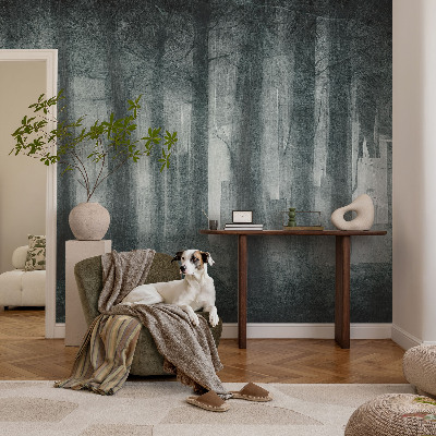 Hochwertige Bildtapete geheimnisvoller Wald