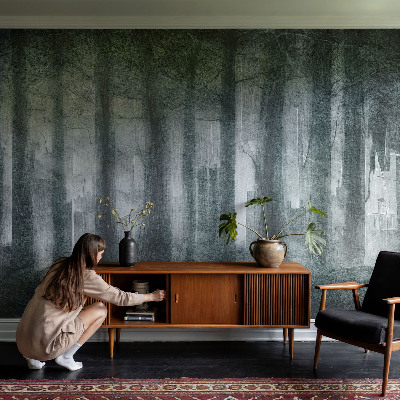 Hochwertige Bildtapete geheimnisvoller Wald