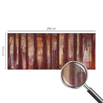 Selbstklebende Fototapete fürs Wohnzimmer Geheimnisvolle Landschaft