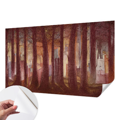 Selbstklebende Fototapete fürs Wohnzimmer Geheimnisvolle Landschaft