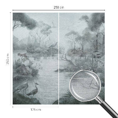 Selbstklebende Fototapete für die Wand Naturlandschaft