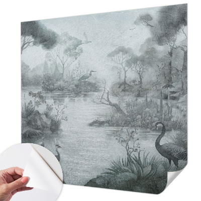 Selbstklebende Fototapete für die Wand Naturlandschaft