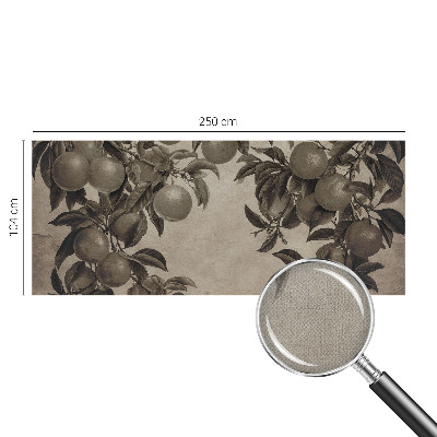 Selbstklebende Fototapete fürs Schlafzimmer Fruchtmuster