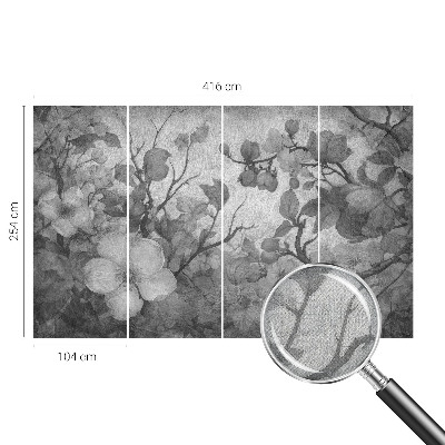 3D-Fototapete Blütenzweig