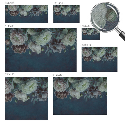 3D-Fototapete fürs Schlafzimmer Florale Eleganz