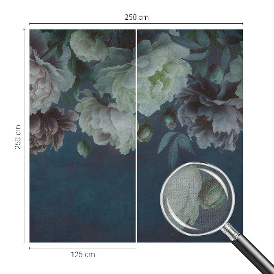 3D-Fototapete fürs Schlafzimmer Florale Eleganz