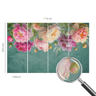 Hochwertige Bildtapete Florale Eleganz