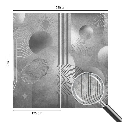 Motivtapete fürs Wohnzimmer Abstrakte Eleganz