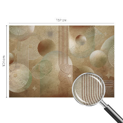 Vintage tapete Geometrisches Muster