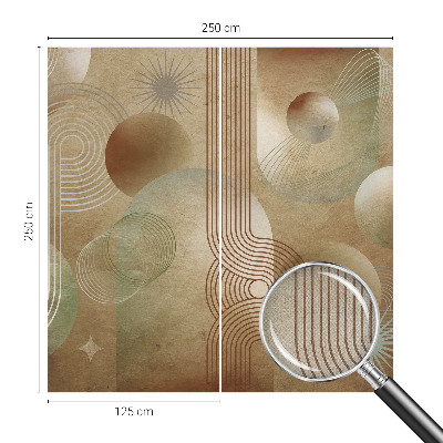 Vintage tapete Geometrisches Muster