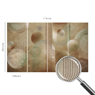 Vintage tapete Geometrisches Muster