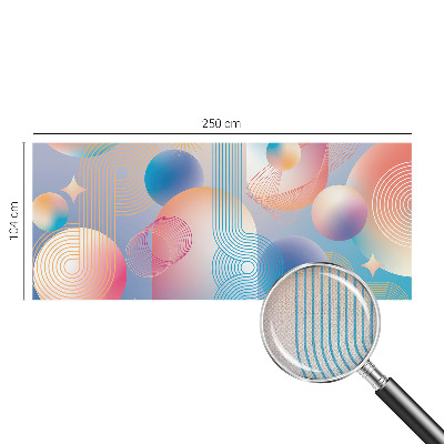 Selbstklebende Fototapete für die Wand Farbenfrohe Abstraktion