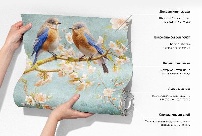 Selbstklebende Fototapete Elegante Vögel